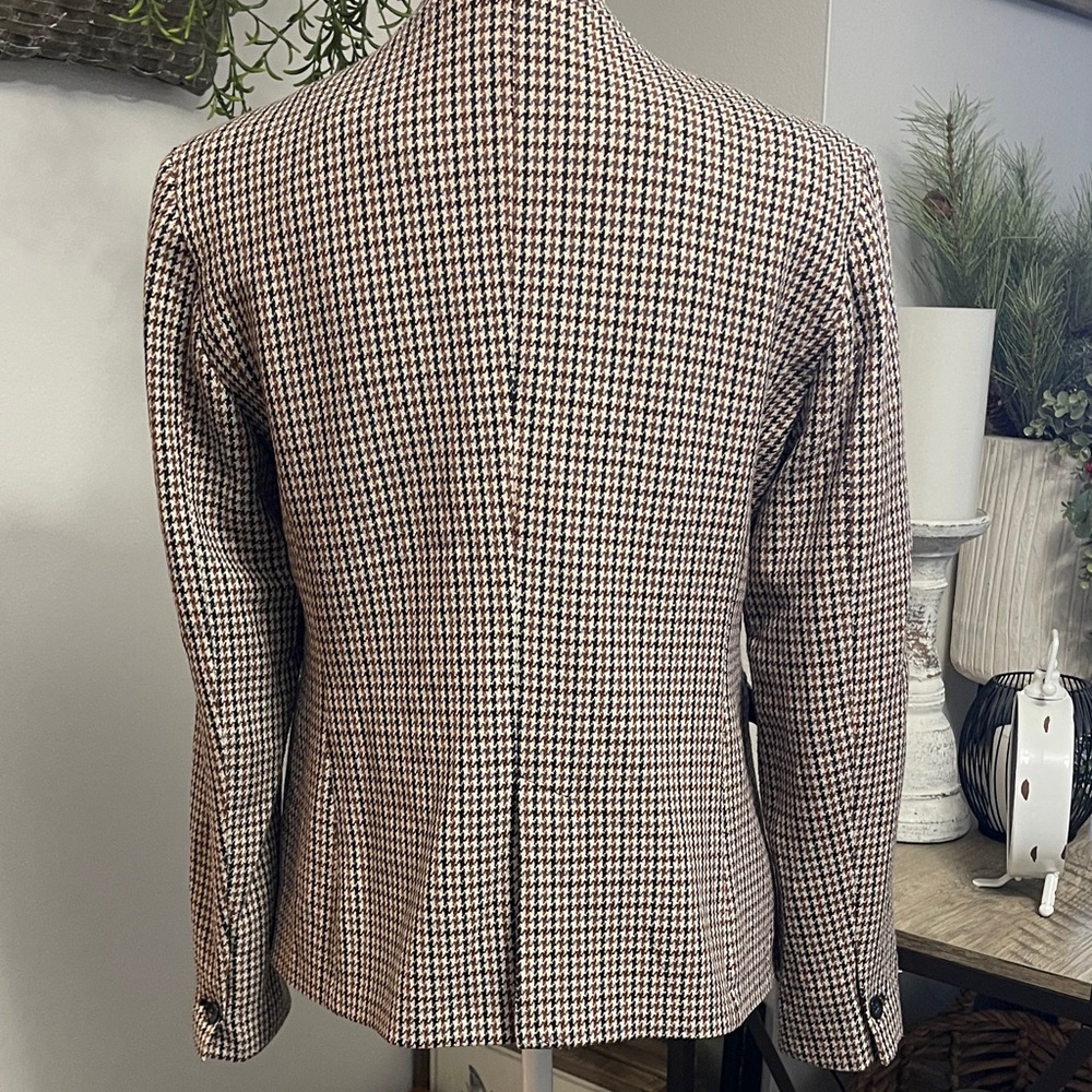 Premise Studio Multicolor Houndstooth Blazer - image 7